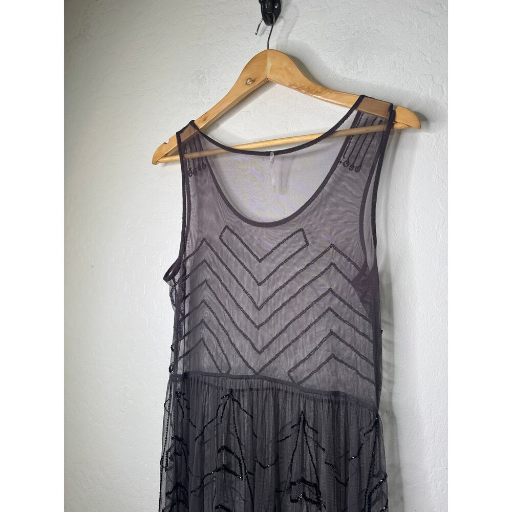 Free People Black and White Mini Dress - Picture 4 of 8